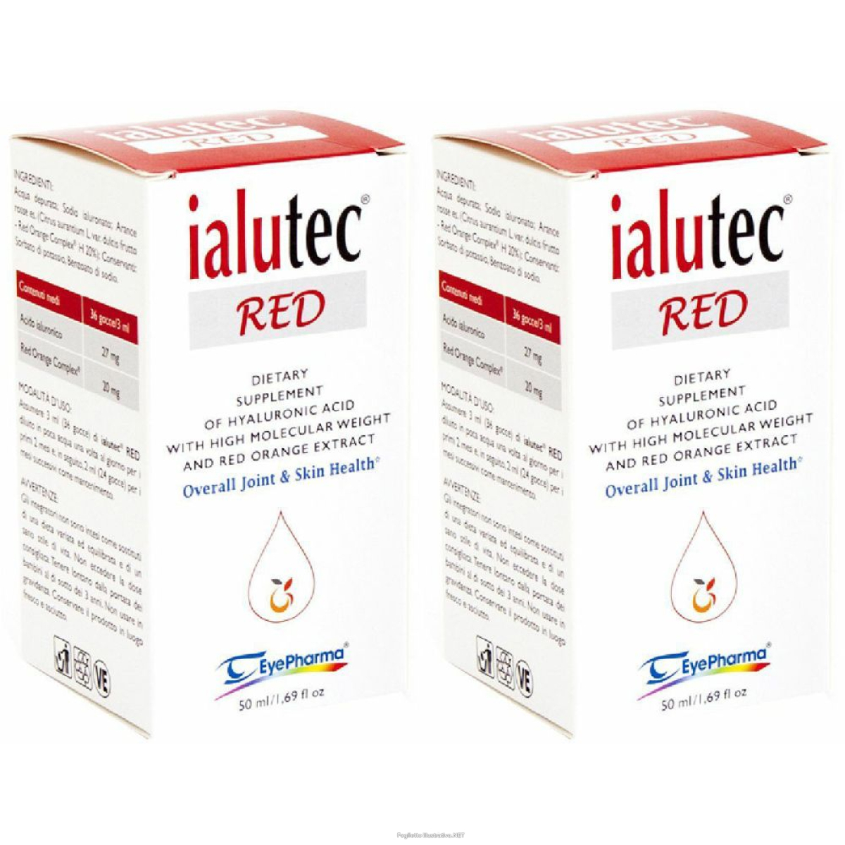 Acquista Online eye pharma ialutec® red set da 2 2x50 ml gocce orali e Cerca l'offerta più bassa