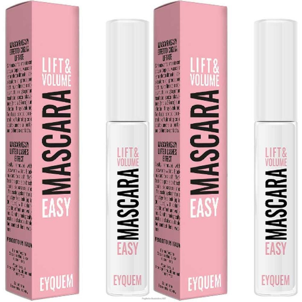 Acquista Online eyquem mascara easy nero rffetto liftante 2x10 ml e Cerca l'offerta più bassa