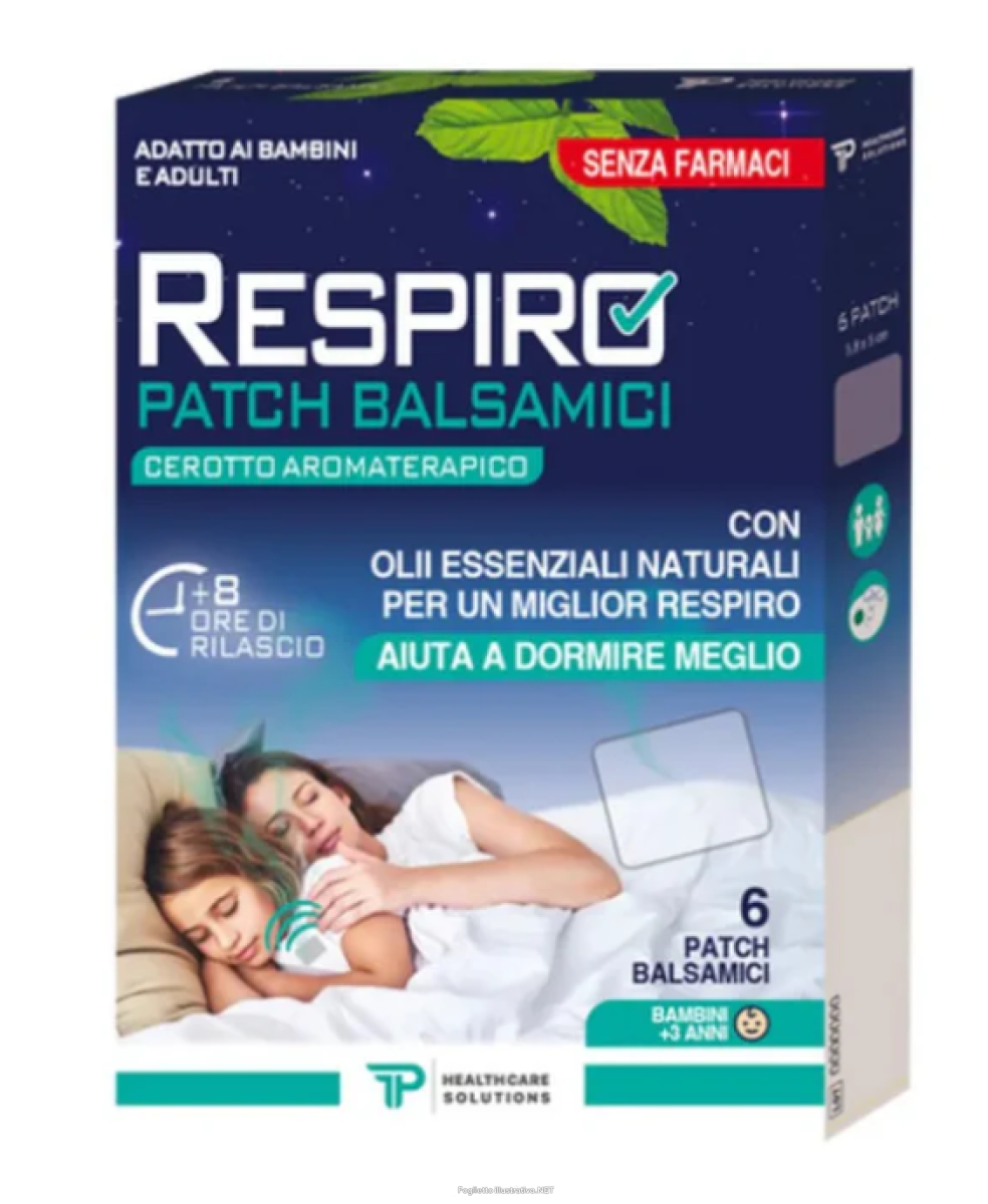 Compra Online f.p. healtacare respiro - patch balsamico aromaterapico 6 cerotti e Trova l'offerta più bassa