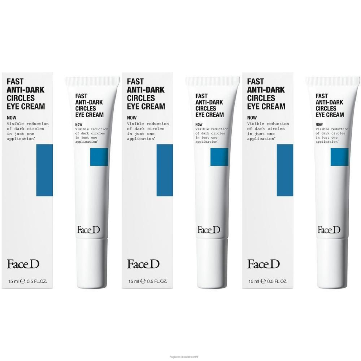 Compra Online face d crema contorno occhi anti-occhiaie - shade scura 3x15 ml e Trova l'offerta più bassa