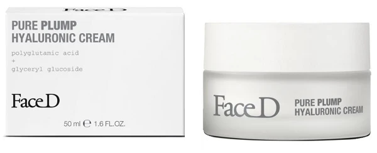 Compra Online Face d crema ialuronica rimpolpante pura - crema viso per l'idratazione profonda, 50 ml e Trova l'offerta più bassa