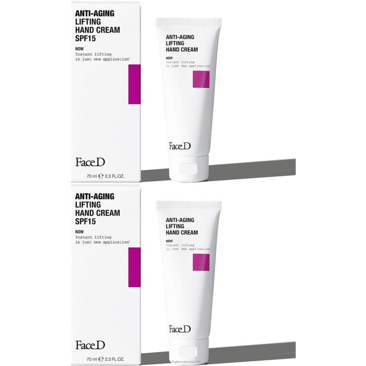 Compra Online face d crema mani antietà effetto lifting 2x70 ml e Trova l'offerta più bassa