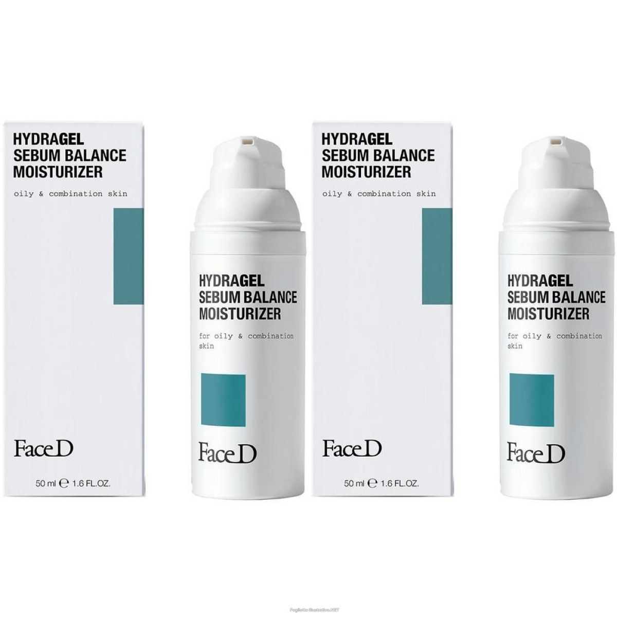 Compra Online face d hydragel crema viso pelli grasse e miste 2x50 ml e Trova l'offerta più bassa