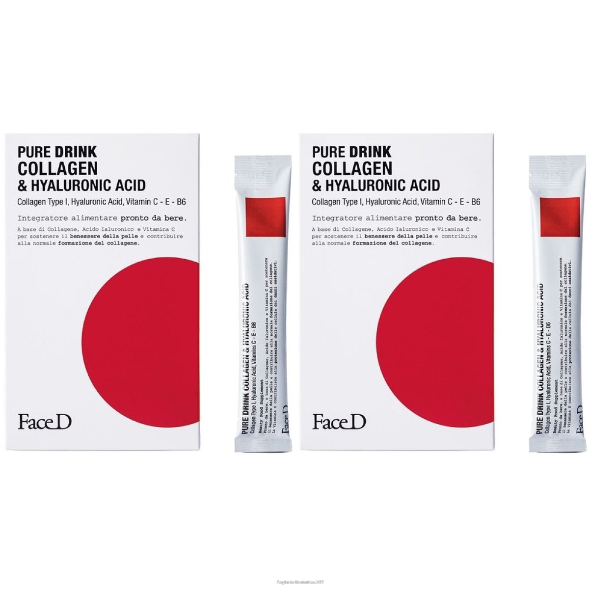 Compra Online face d integratore pure drink collagene e acido ialuronico 2x450 ml so e Trova l'offerta più bassa