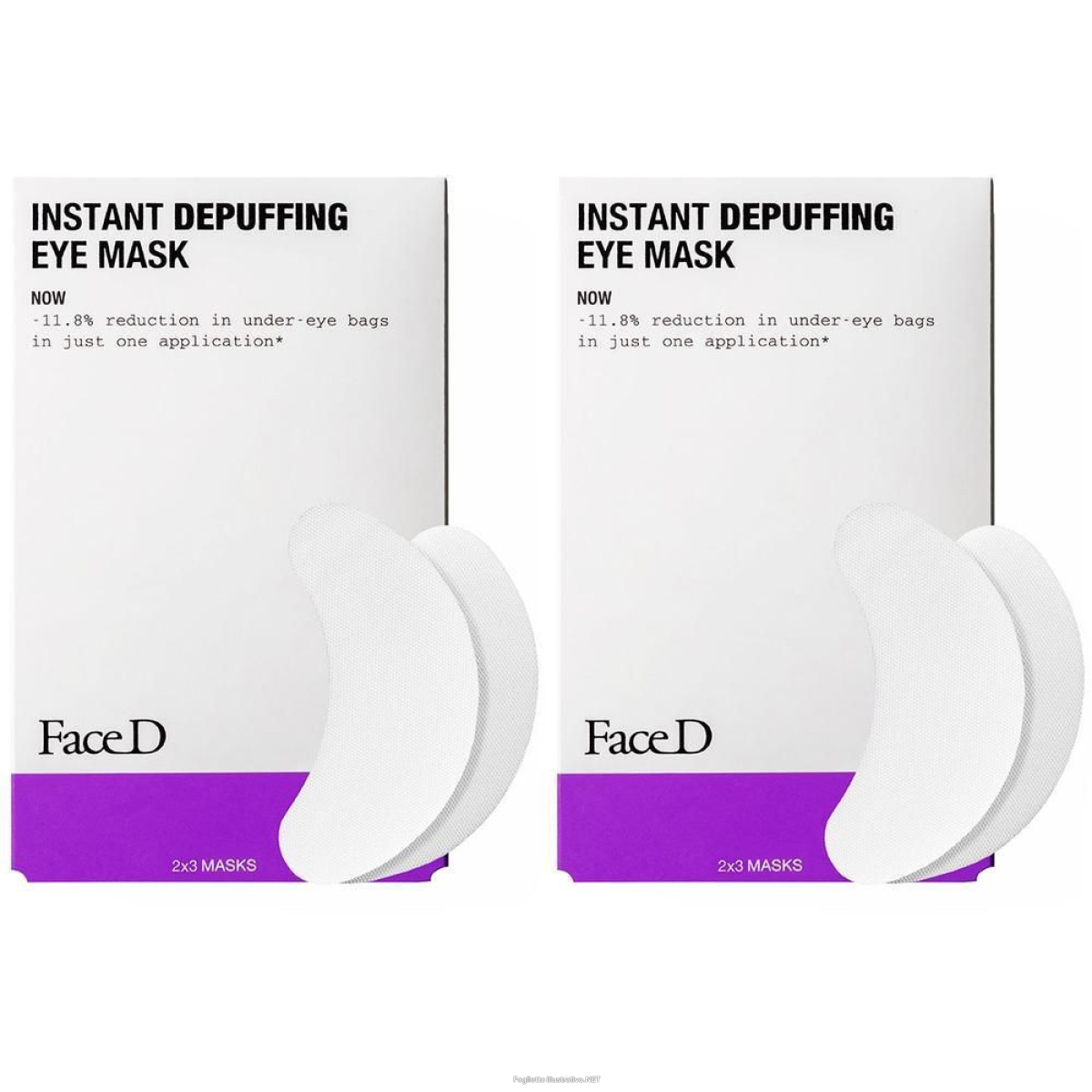 Compra Online face d maschera defaticante occhi effetto immediato 2x2x8 g e Trova l'offerta più bassa