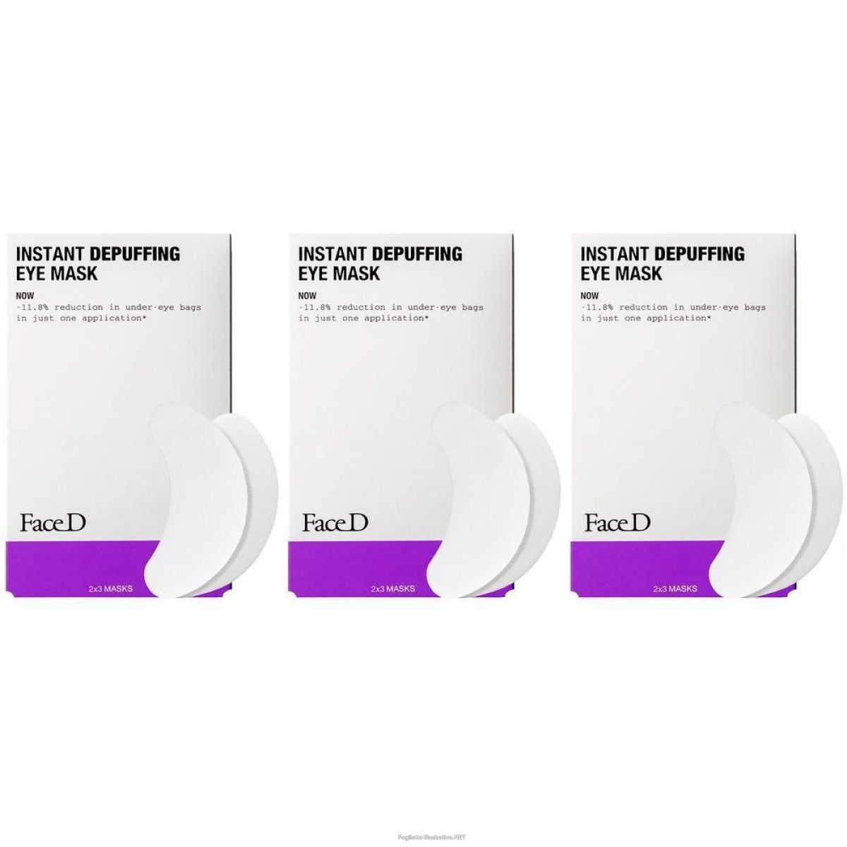 Compra Online face d maschera defaticante occhi effetto immediato 3x2x8 g e Trova l'offerta più bassa