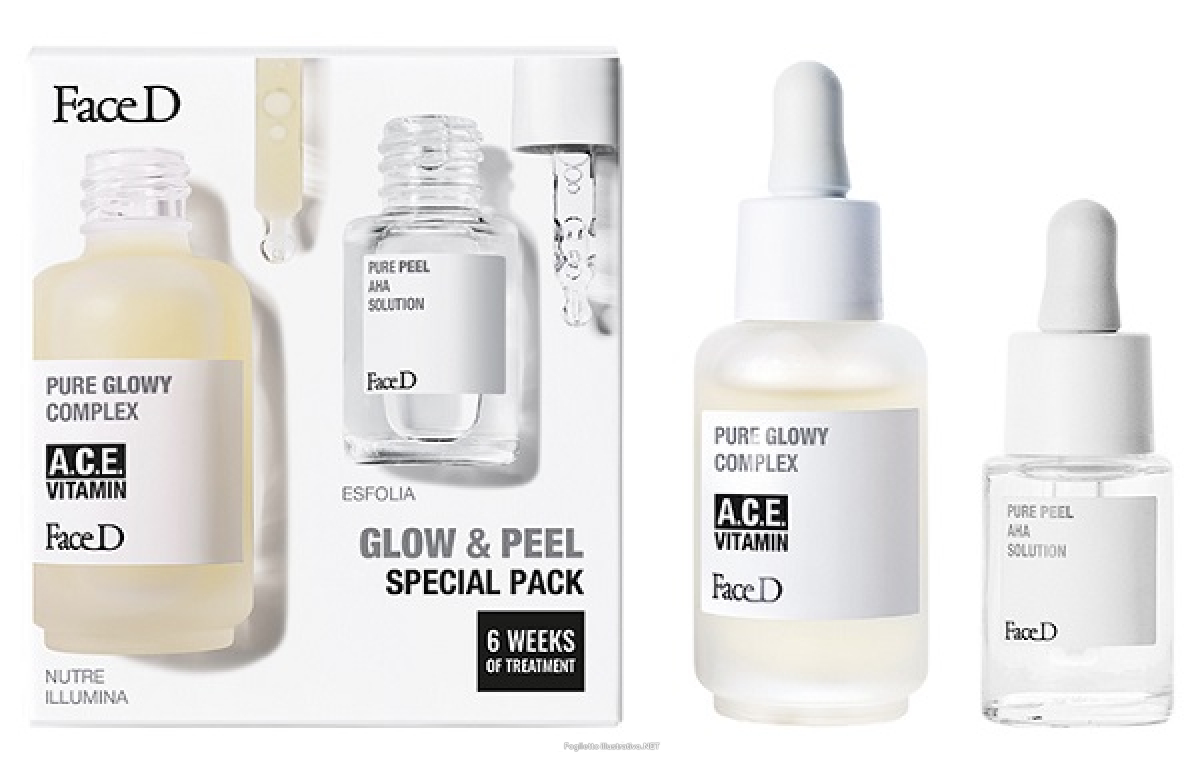 Compra Online face d pure glowy 30 ml + pure peel 13 ml e Trova l'offerta più bassa