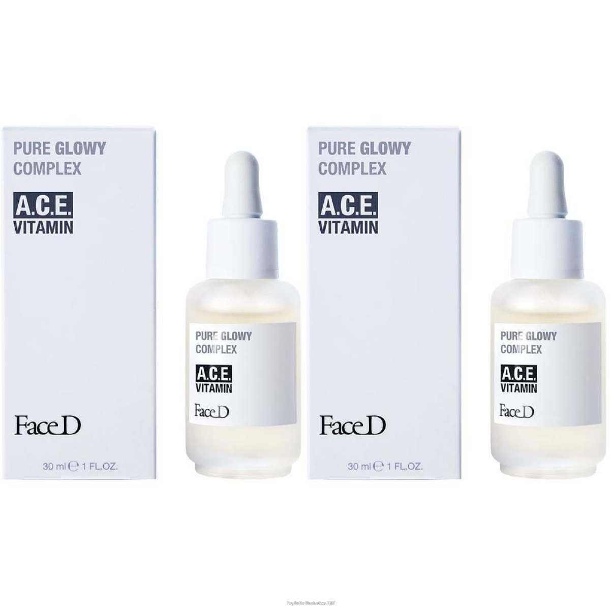 Compra Online face d pure glowy complesso vitamine a.c.e. 2x30 ml e Trova l'offerta più bassa