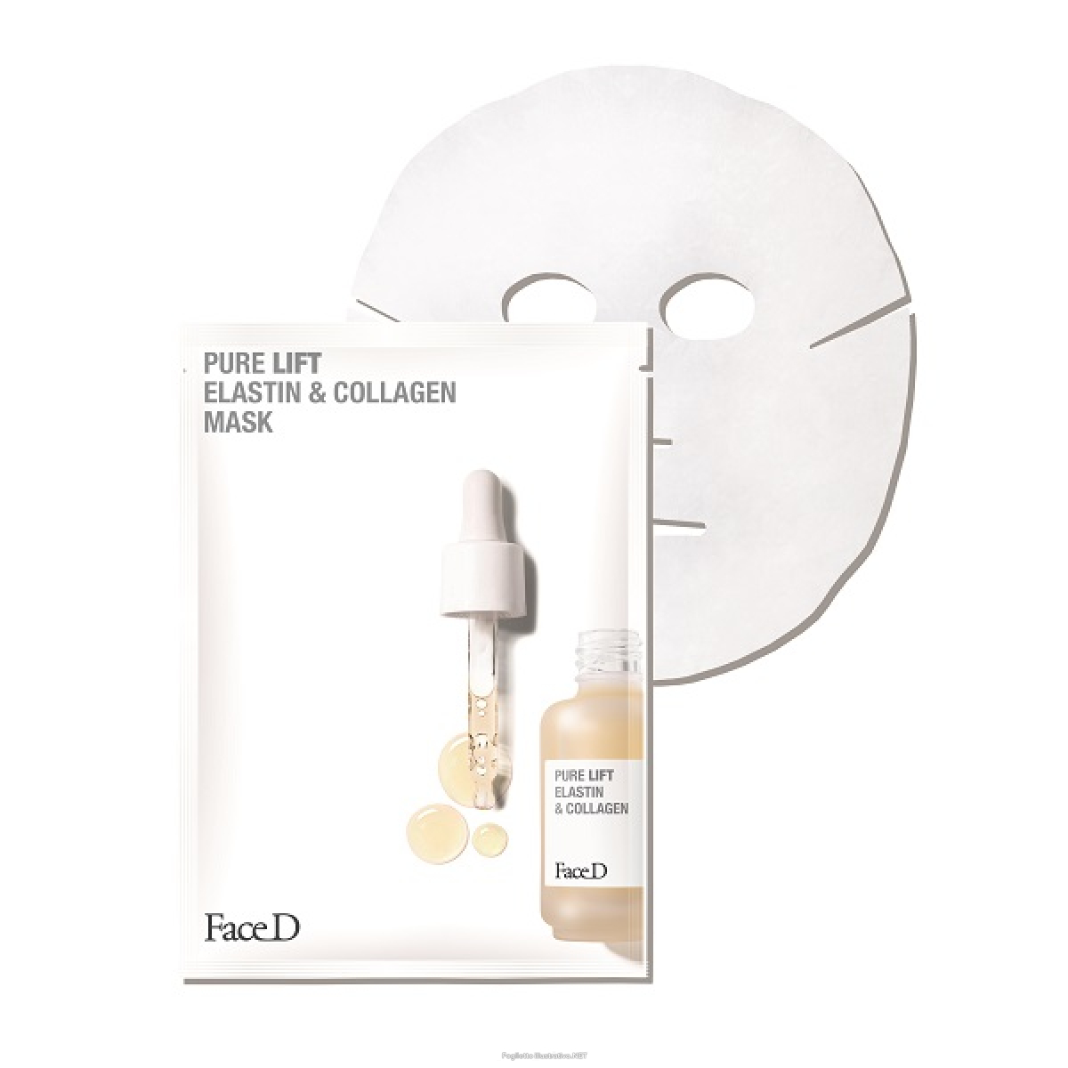 Compra Online face d pure lift elastin & collagen mask maschera viso liftante rassodante 17 ml e Trova l'offerta più bassa