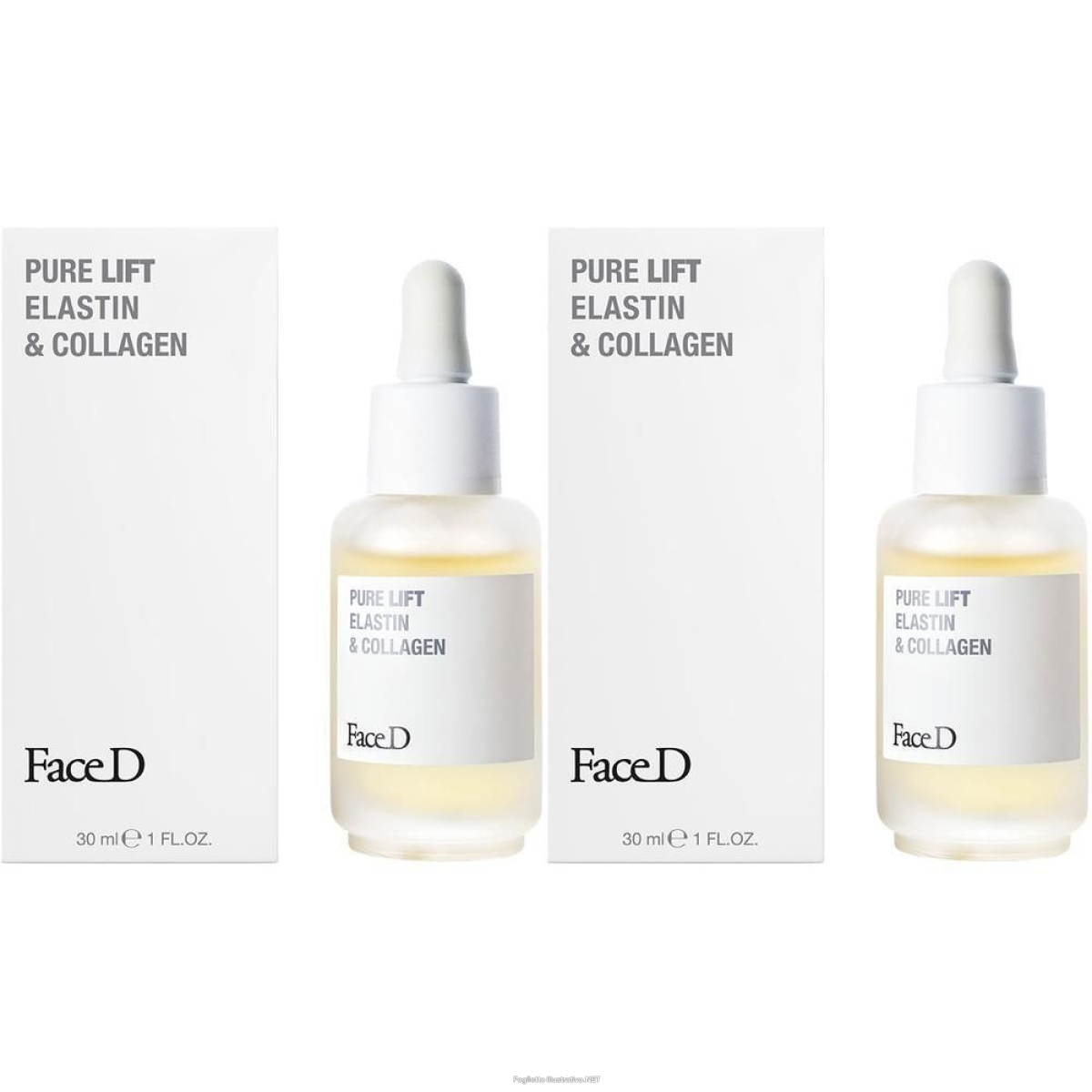 Compra Online face d pure lift elastina & collagene 2x30 ml gel e Trova l'offerta più bassa