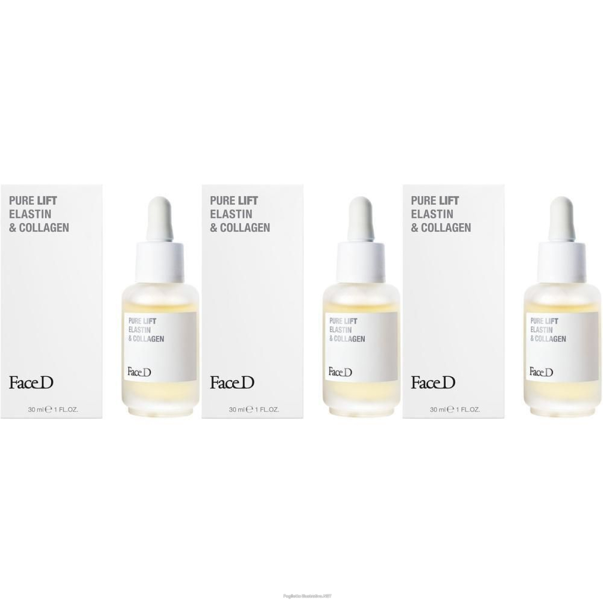 Compra Online face d pure lift elastina & collagene 3x30 ml gel e Trova l'offerta più bassa