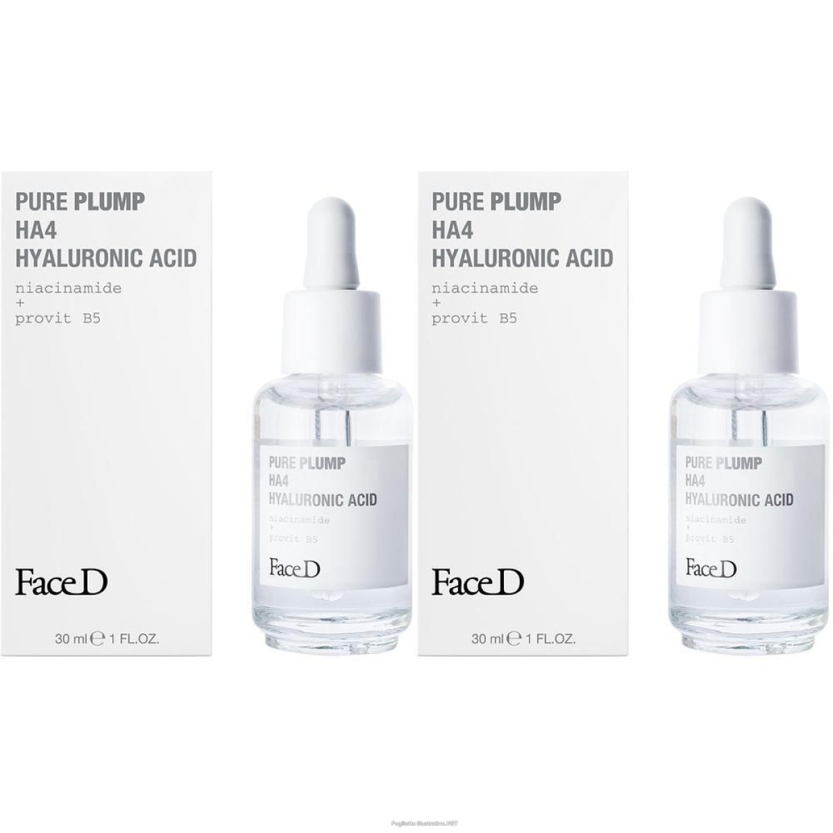 Compra Online face d pure plump ha4 acido ialuronico 2x30 ml gel e Trova l'offerta più bassa