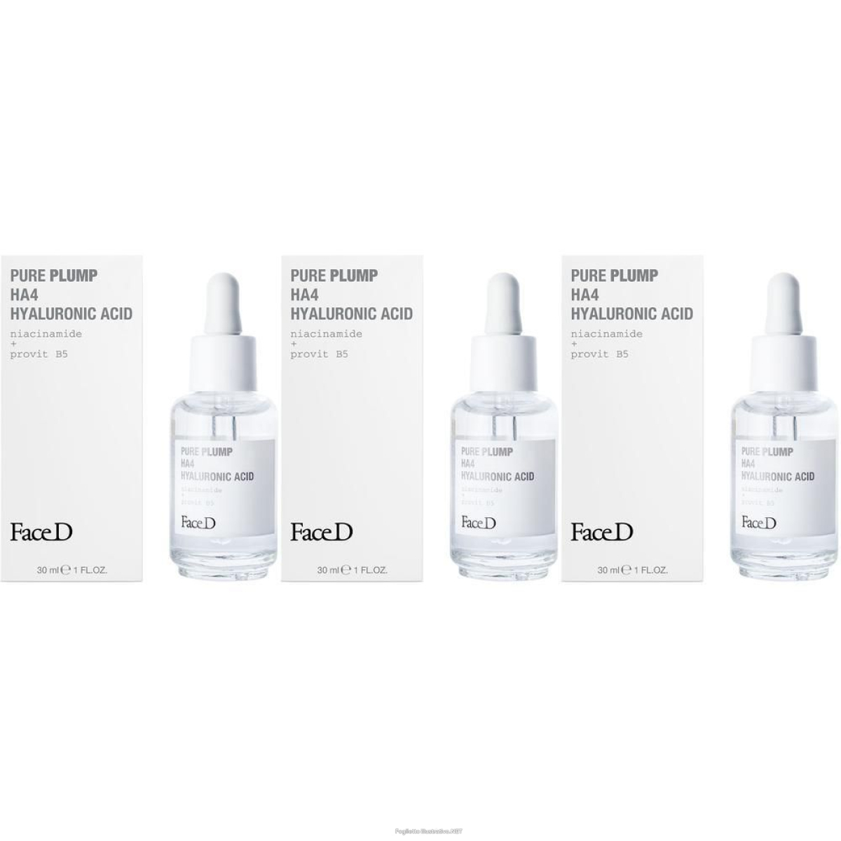 Compra Online face d pure plump ha4 acido ialuronico 3x30 ml gel e Trova l'offerta più bassa