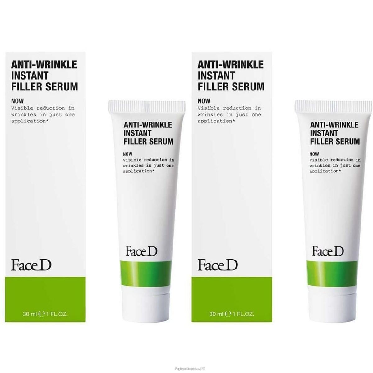 Compra Online face d siero viso filler anti-rughe istantaneo 2x30 ml e Trova l'offerta più bassa