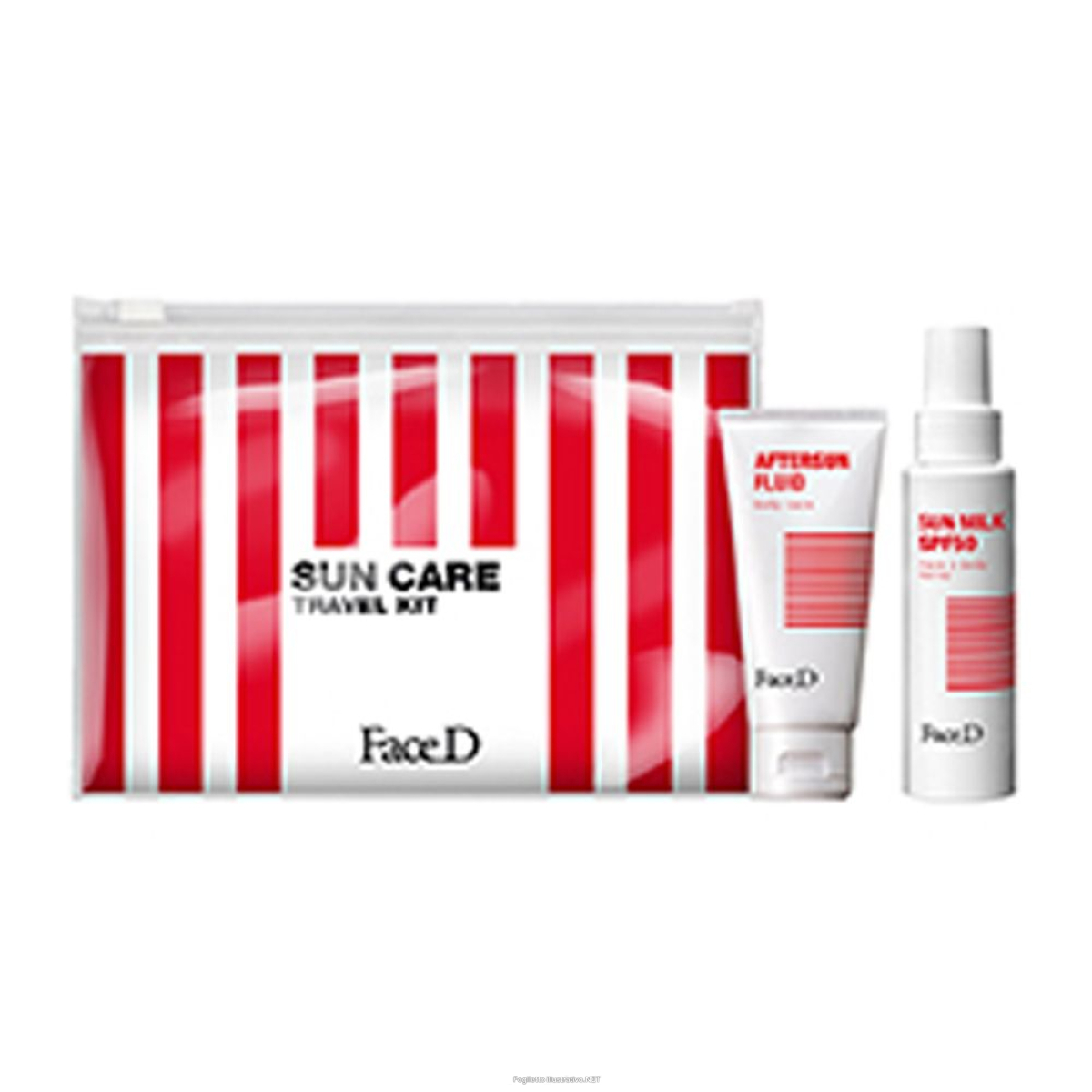 Compra Online face d sun care travel kit latte solare spf50 100 ml + 1 doposole 75 ml e Trova l'offerta più bassa