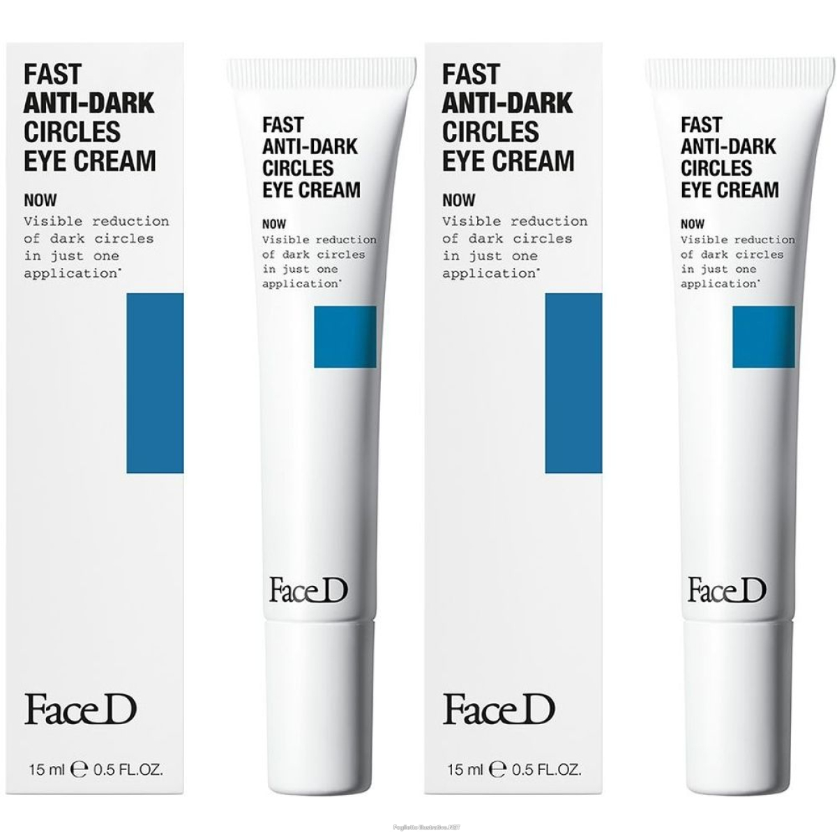 Compra Online faced crema contorno occhi antiocchiaie set da 2 2x15 ml e Trova l'offerta più bassa