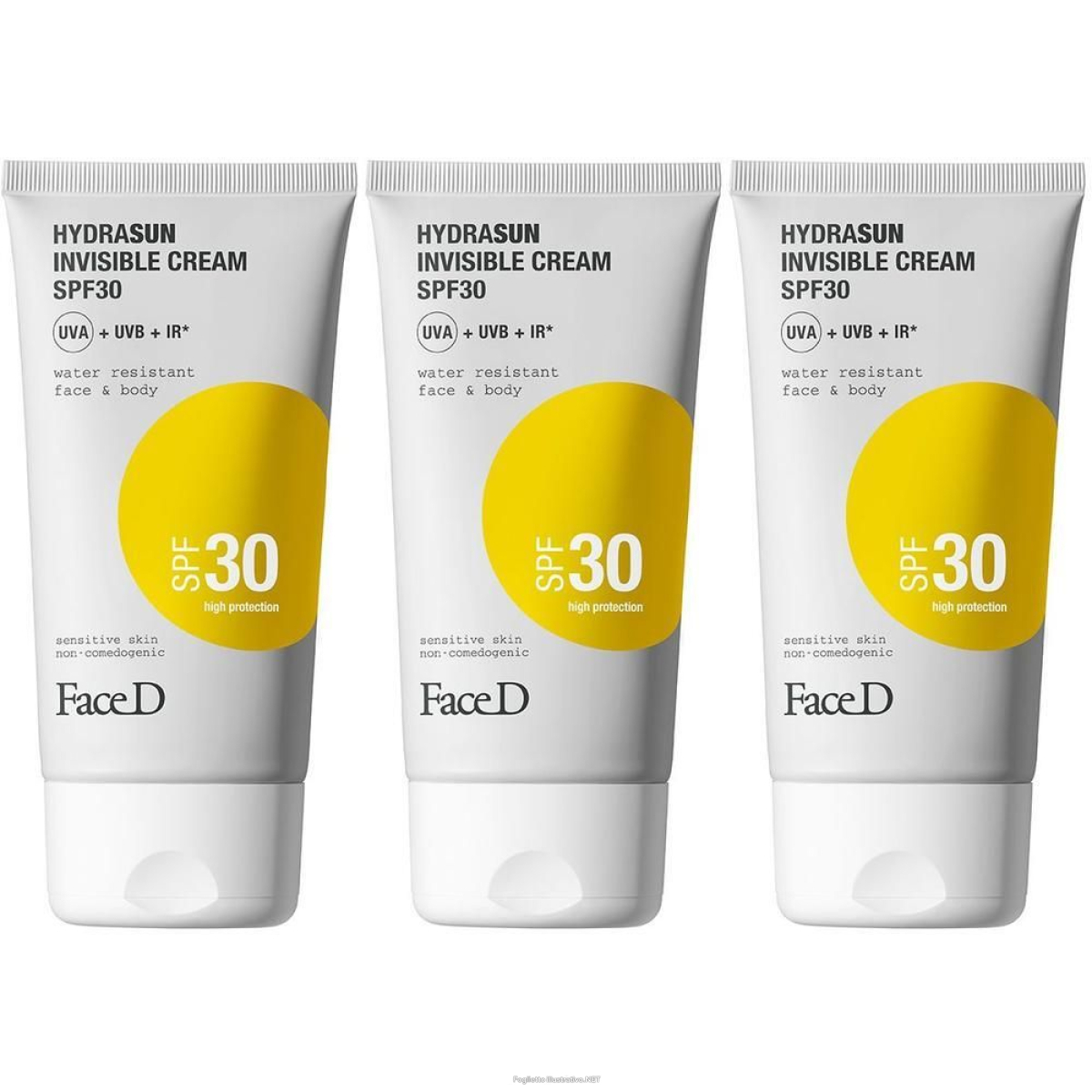Compra Online faced hydrasun invisible cream spf30 150 ml e Trova l'offerta più bassa