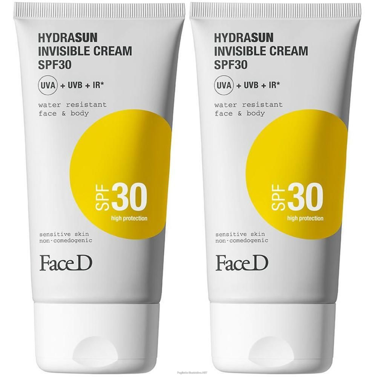 Compra Online faced hydrasun invisible cream spf30 150 ml e Trova l'offerta più bassa