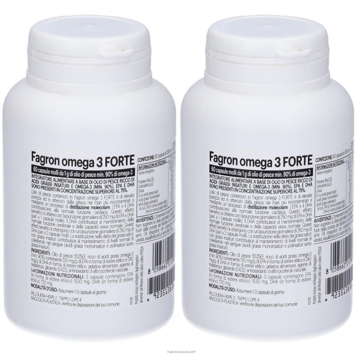 Compra Online fagron omega 3 forte 60 prl 2x60 pz capsule morbide e Trova l'offerta più bassa