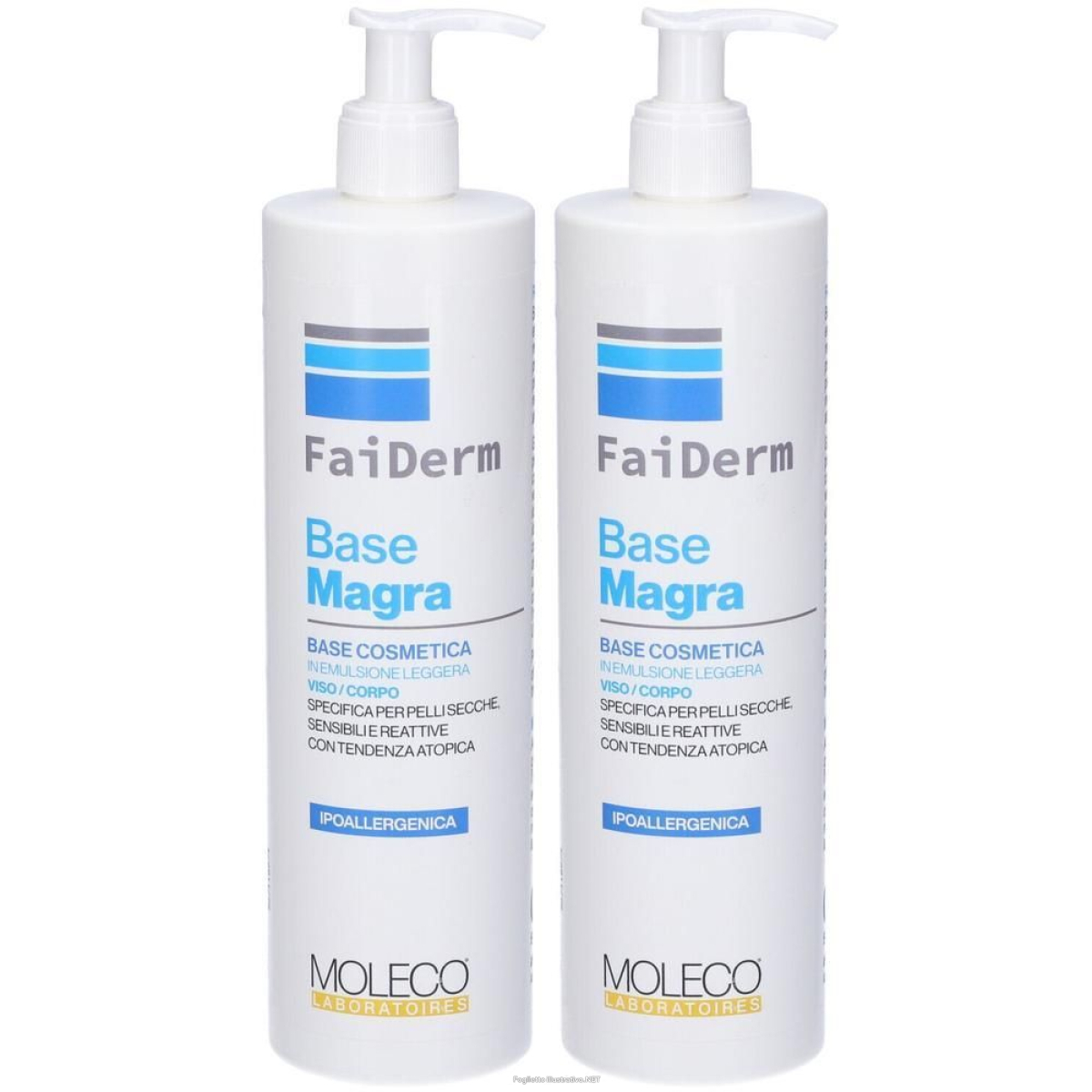 Compra Online faiderm base magra 2x500 ml emulsione e Trova l'offerta più bassa