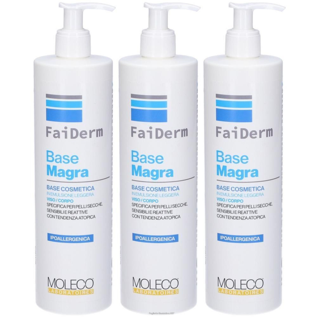 Compra Online faiderm base magra 3x500 ml emulsione e Trova l'offerta più bassa