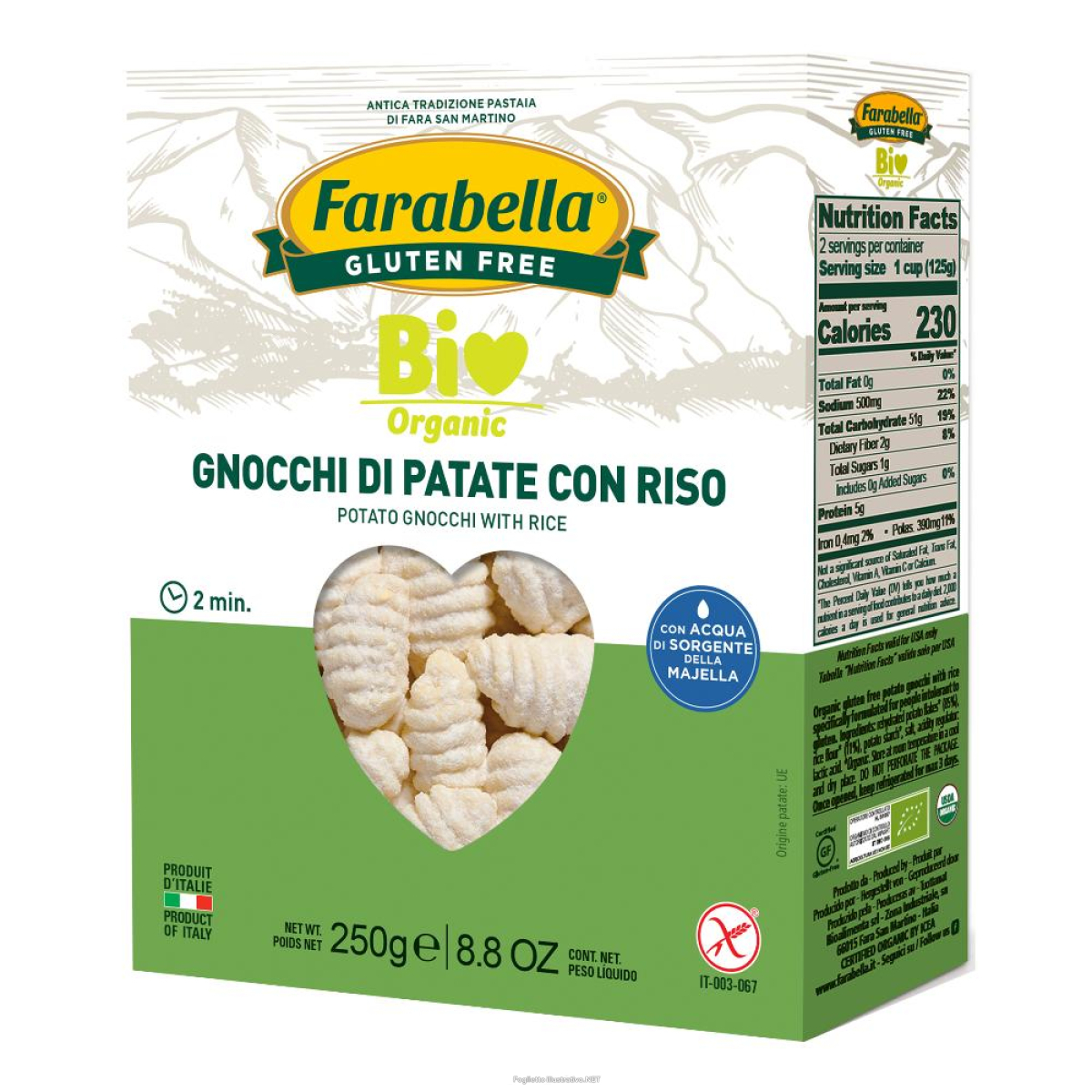 Compra Online Farabella Bio Gnocchi Patate e Trova l'offerta più bassa