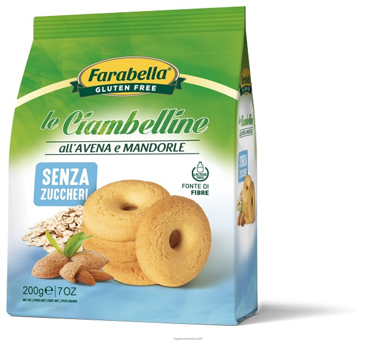 Compra Online farabella ciambelline senza zucchero all'avena e mandorle 200 g e Trova l'offerta più bassa