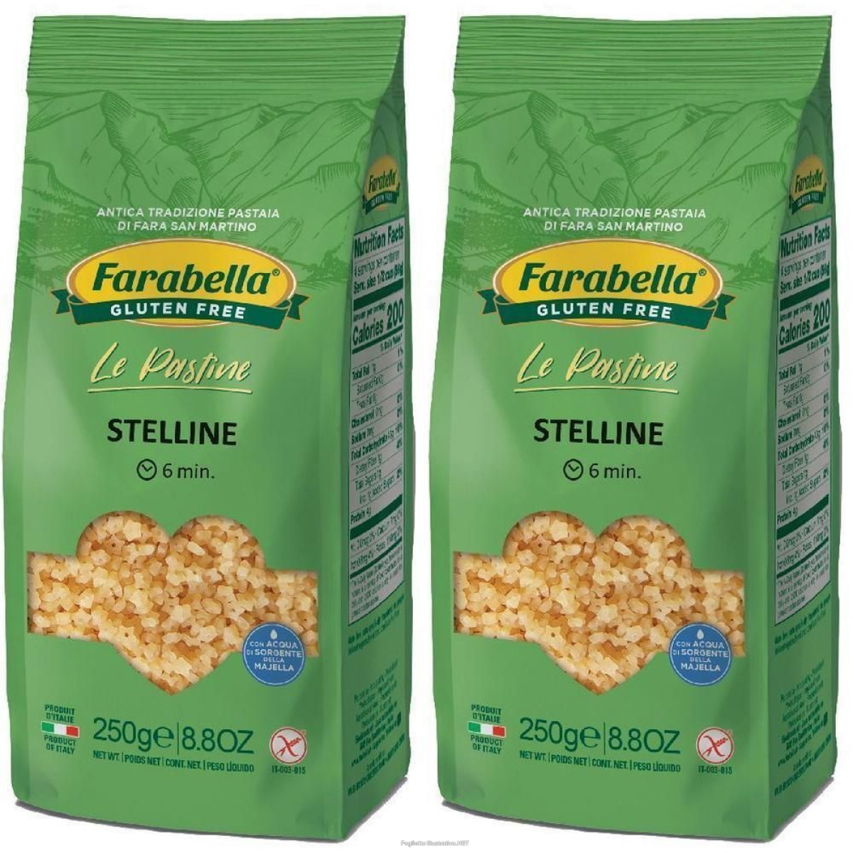 Compra Online farabella i classici stelline senza glutine 2x250 g e Trova l'offerta più bassa