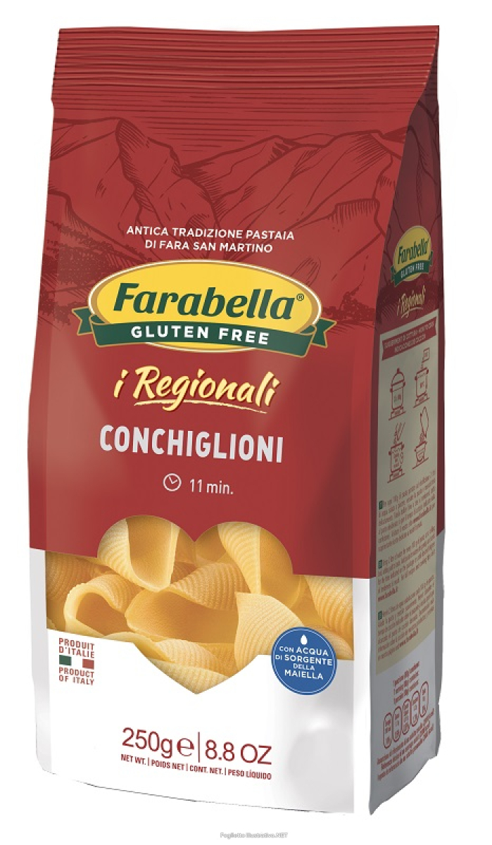 Compra Online farabella i conchiglioni pasta senza glutine 250 grammi e Trova l'offerta più bassa