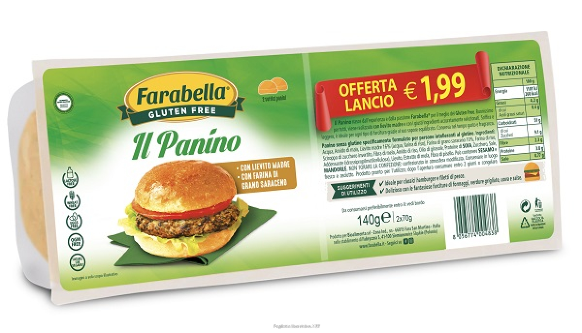 Compra Online farabella il panino senza glutine 140 grammi e Trova l'offerta più bassa