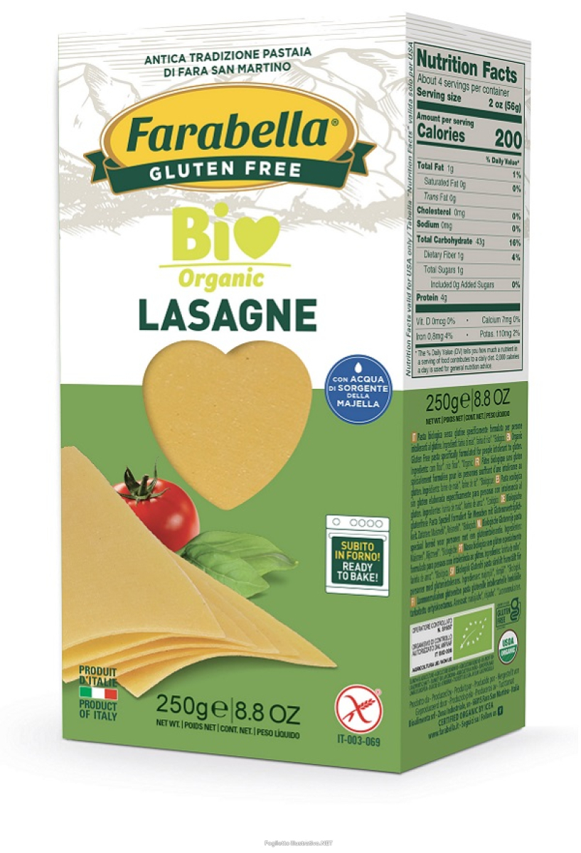 Compra Online farabella lasagne bio senza glutine 250 grammi e Trova l'offerta più bassa