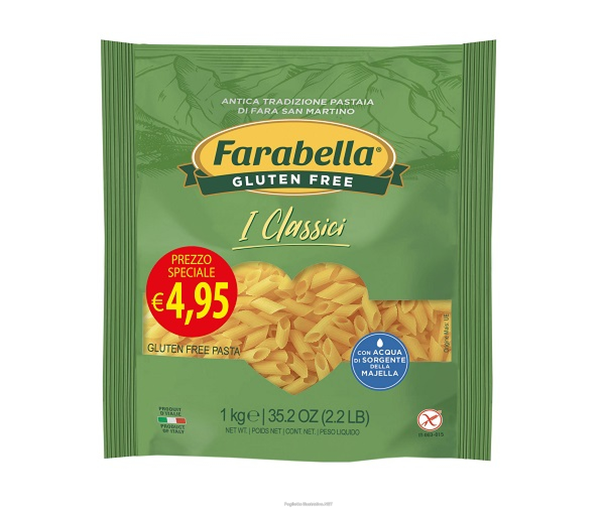 Compra Online farabella penne corte promo 1kg e Trova l'offerta più bassa