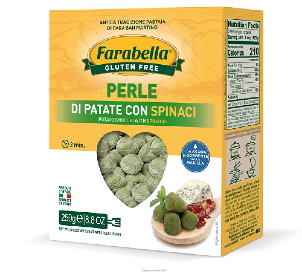 Compra Online farabella perle patate spinaci 250 g e Trova l'offerta più bassa