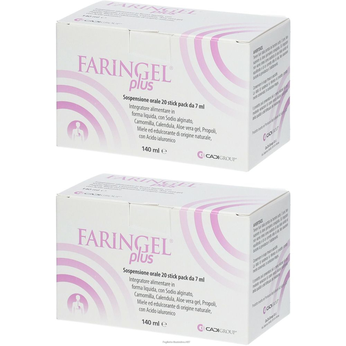 Compra Online faringel® plus stick orali set da 2 2x20x7 ml bustina e Trova l'offerta più bassa