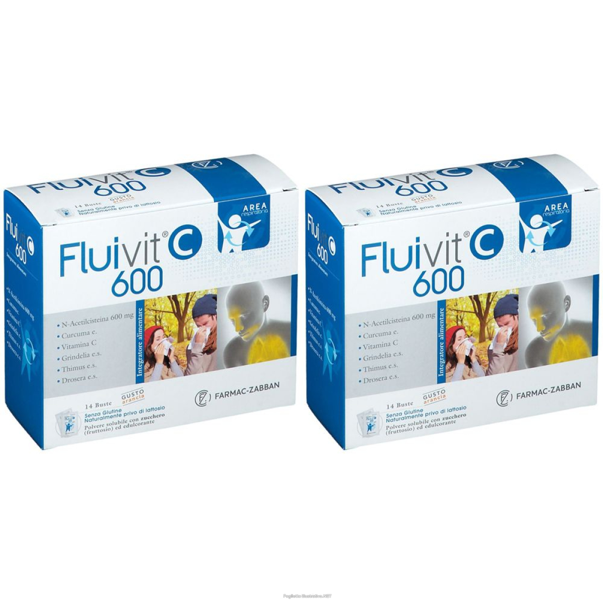 Compra Online farmac-zabban fluivit® c 600 gusto arancia set da 2 2x14 pz bustina e Trova l'offerta più bassa