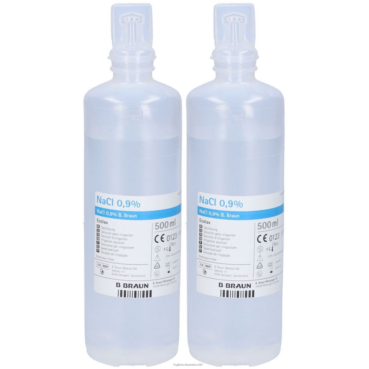 Compra Online farmac-zabban nacl 0.9% soluzione fisiologica set da 2 2x500 ml soluzi e Trova l'offerta più bassa
