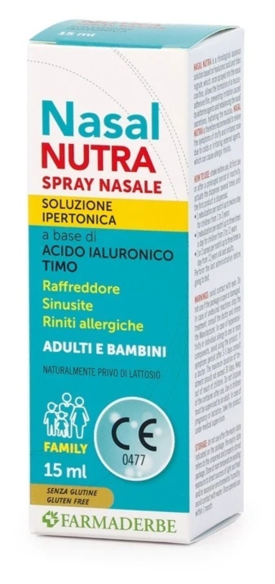 Compra Online Farmaderbe nasal nutra - spray nasale decongestionante per il raffreddore e le allergie, 15 ml e Trova l'offerta più bassa