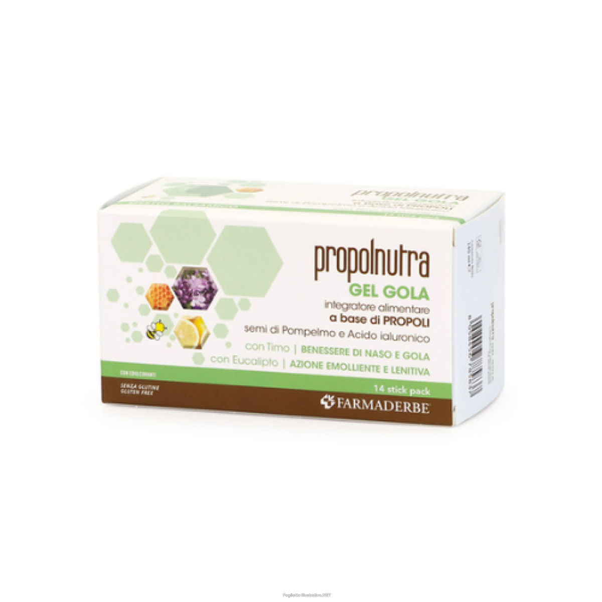 Compra Online farmaderbe propolnutra 14stick gel gola e Trova l'offerta più bassa