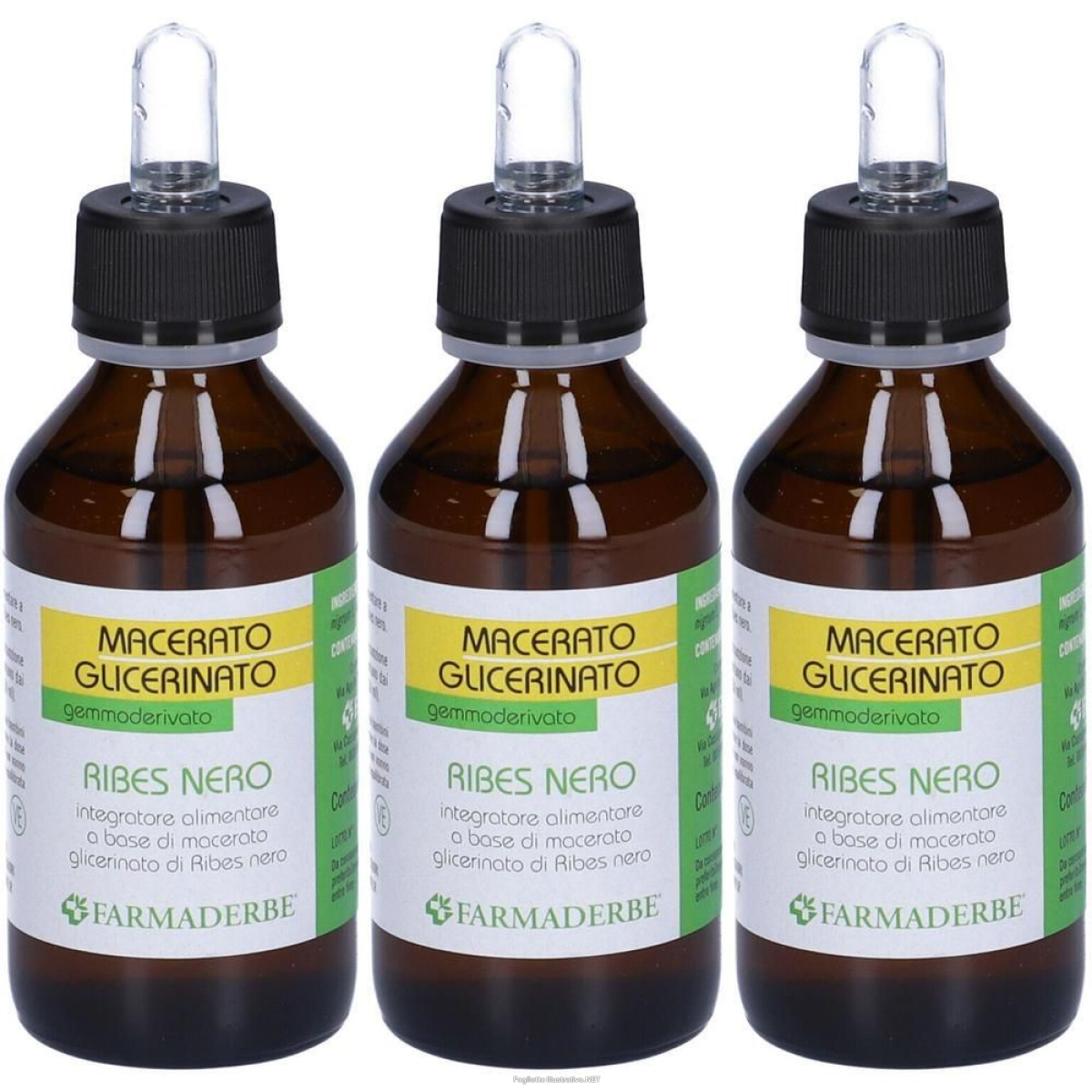 Compra Online farmaderbe ribes nero macerato glicerico gocce 3x100 ml compresse e Trova l'offerta più bassa