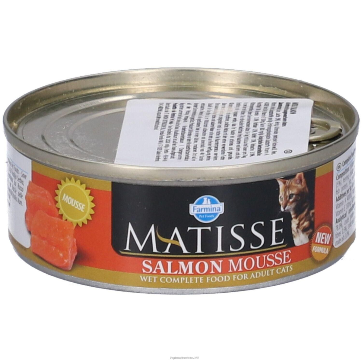 Compra Online farmina matisse salmone mousse per gatti adulti 4x85 g e Trova l'offerta più bassa