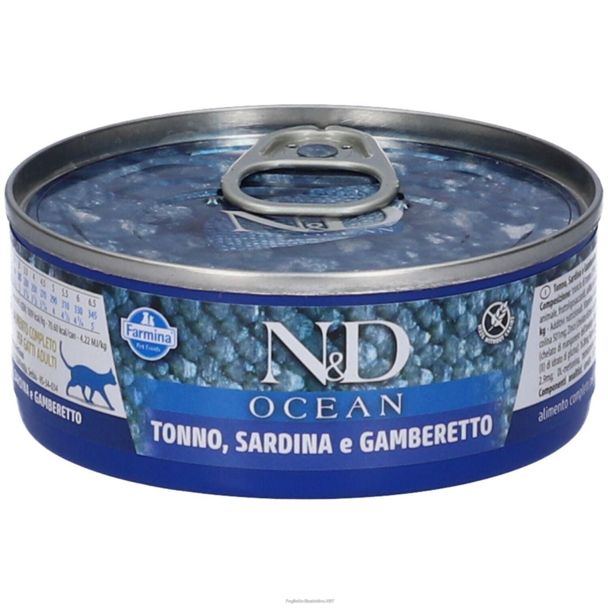 Compra Online farmina n&d cat ocean sea bass & sardine shrimp 7x80 g e Trova l'offerta più bassa