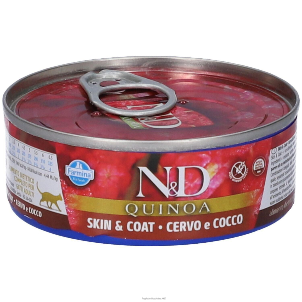 Compra Online farmina n&d cat quinoa skin & coat venison coconut 5x80 g e Trova l'offerta più bassa