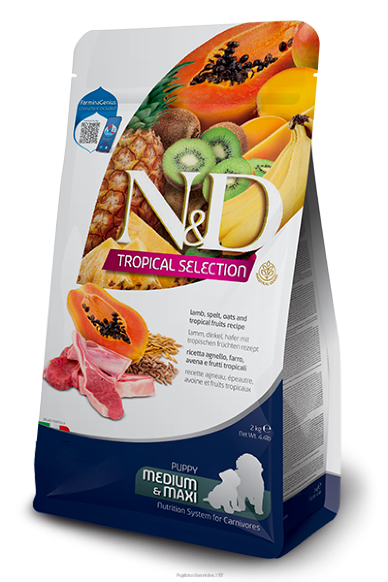 Compra Online farmina n&d dog medium & maxi tropical selection lamb per cani cuccioli 2kg russo mangimi e Trova l'offerta più bassa