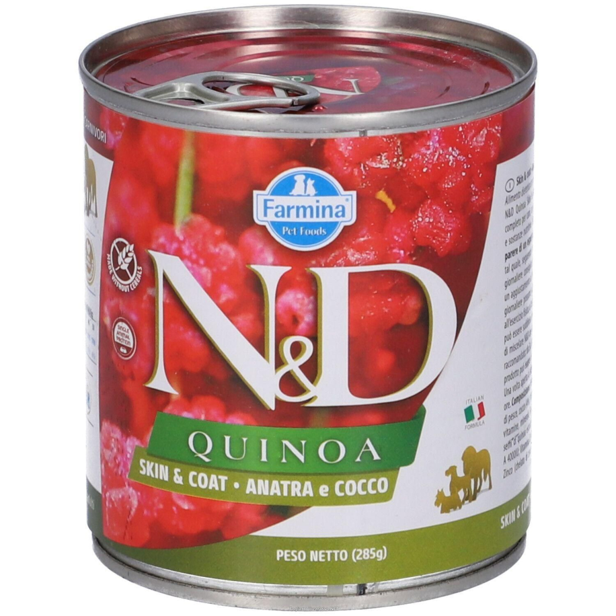 Compra Online farmina n&d dog quinoa skin & coat duck coconut 6x285 g e Trova l'offerta più bassa