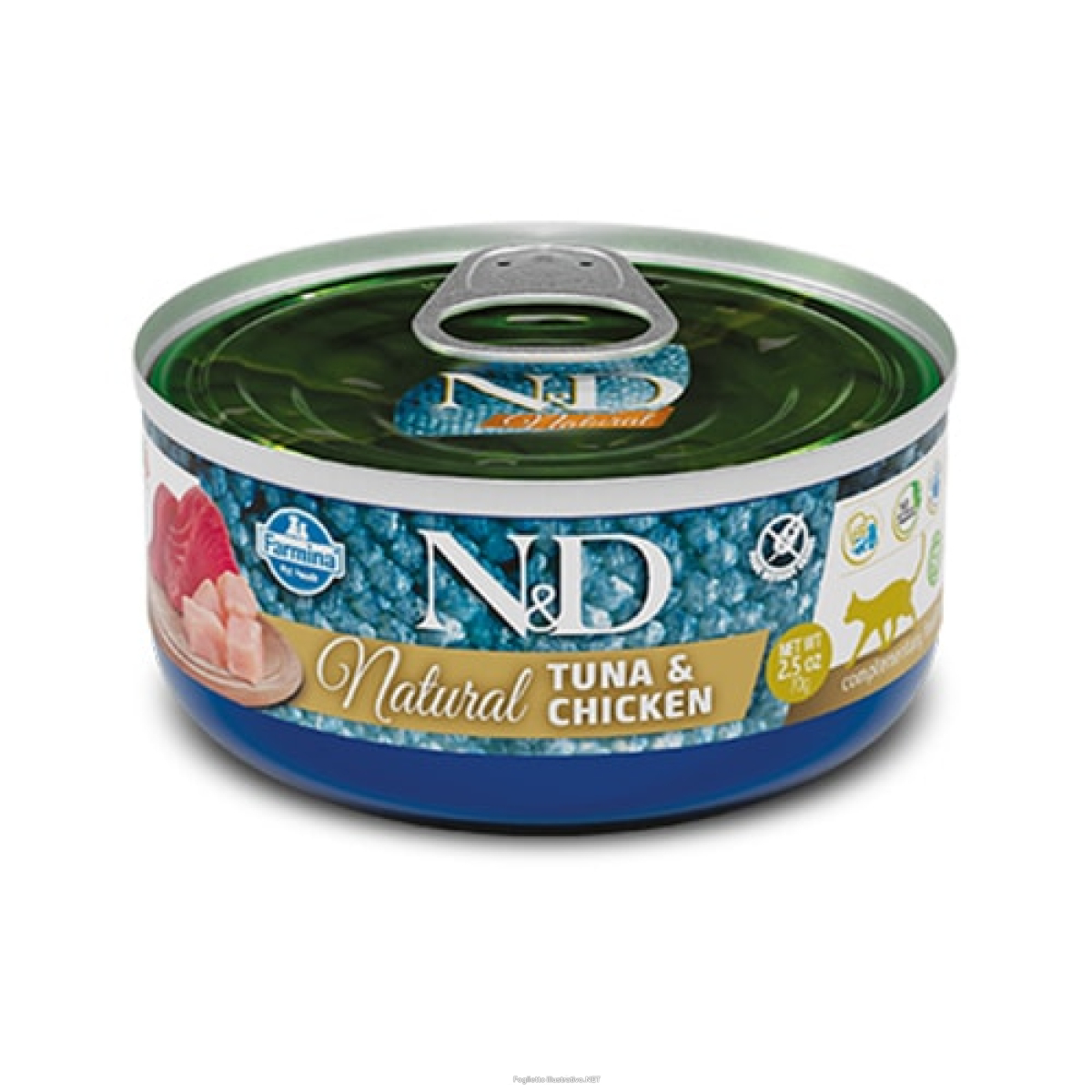 Compra Online farmina n&d natural con tonno & pollo wet food per gatti adult 70 g ma e Trova l'offerta più bassa