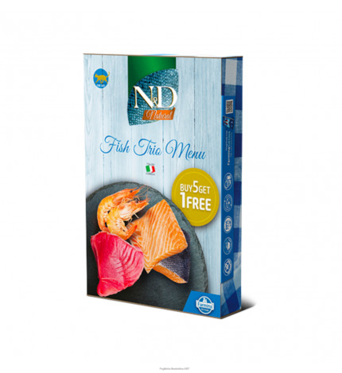 Compra Online farmina n&d natural fish trio menu per gatti 6 lattine e Trova l'offerta più bassa