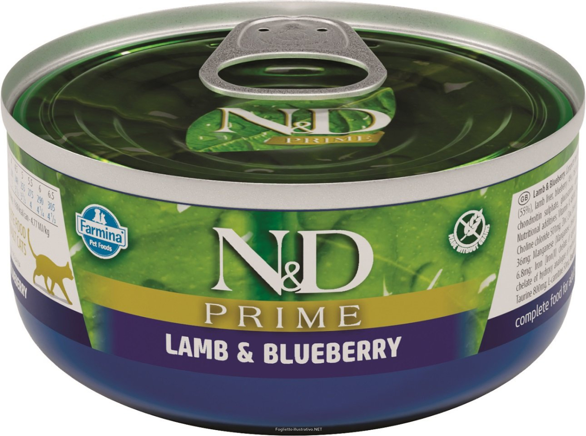 Compra Online farmina n&d prime con agnello e mirtillo wet food per gatti adult 70 g e Trova l'offerta più bassa