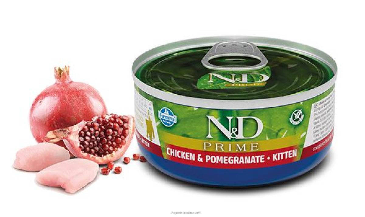 Compra Online farmina n&d prime con pollo e melograno wet food per gatti kitten 70 g e Trova l'offerta più bassa