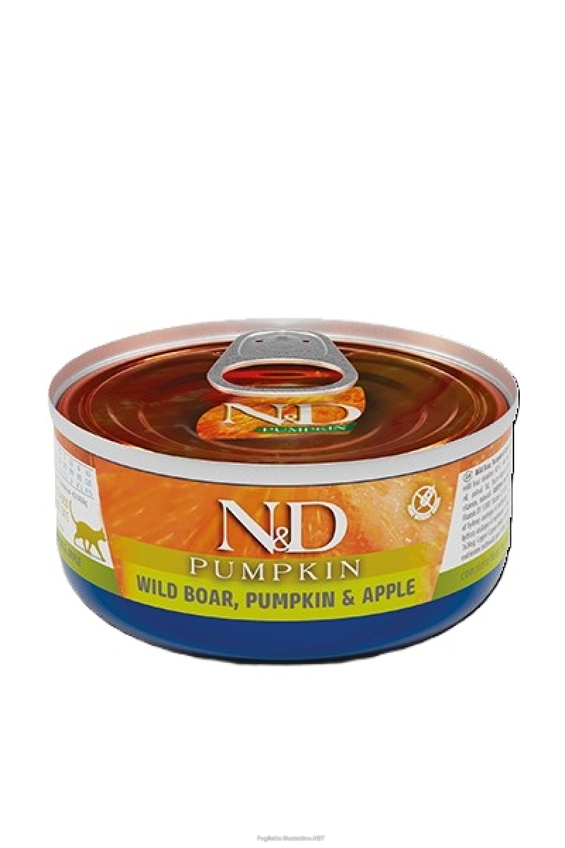 Compra Online farmina n&d pumpkin con cinghiale zucca e mela wet food per gatti adul e Trova l'offerta più bassa