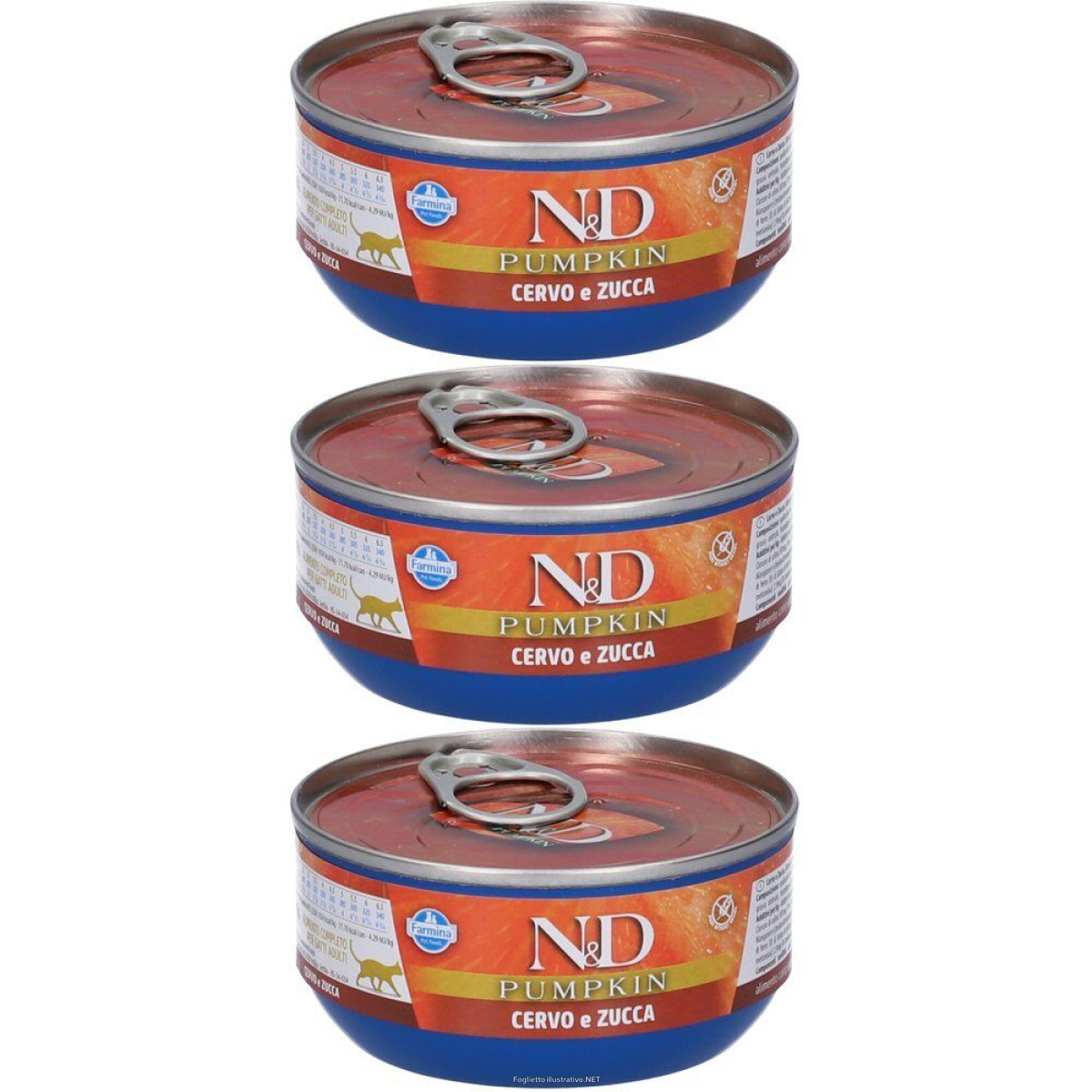 Compra Online farmina® n&d pumpkin venison wet food 3x80 g e Trova l'offerta più bassa